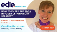 The ‘How to embed the SDGs’ masterclass will be free to watch live at 11am on Tuesday 14 November and will be made available for anyone to watch on-demand afterwards